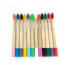 Charger l'image dans la galerie, Kit 10 coloris Brosses à Dents Enfant I Bambou