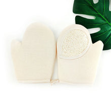 Load image into Gallery viewer, Gant en loofah, naturel, zéro waste, zéro déchet, eco-trendy, vegan