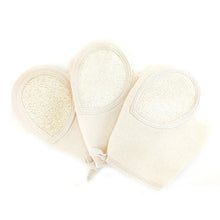 Load image into Gallery viewer, Gant en loofah, naturel, zéro waste, zéro déchet, eco-trendy, vegan