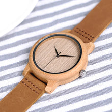 Charger l'image dans la galerie, Montre en Bambou l Quartz Suisse