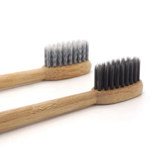 Charger l'image dans la galerie, Brosse à dents colorée et pied intégré l Bambooju