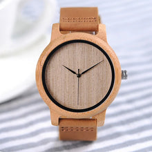 Charger l'image dans la galerie, Montre en Bambou l Quartz Suisse