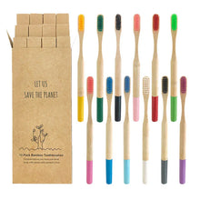 Charger l'image dans la galerie, Kit 12 Brosses à Dents Adulte I Bambou