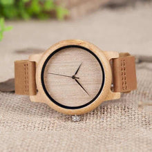 Charger l'image dans la galerie, Montre en Bambou l Quartz Suisse