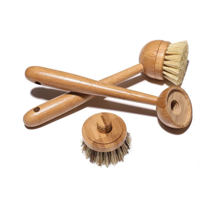 Brosse à vaisselle en bambou et sisal - l'alternative écologique pour votre cuisine